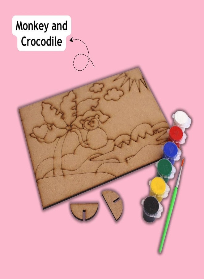 تالي مجموعة تالي للرسم اليدوي - رسم قصة بانشاتانترا | ورقتان مُعلّمتان مسبقًا | مجموعة واحدة من الحامل/الصور المرجعية/فرشاة الألوان | مجموعة حرفية متكاملة فاخرة للأطفال والكبار | تنمية المهارات والاسترخاء - Image 3